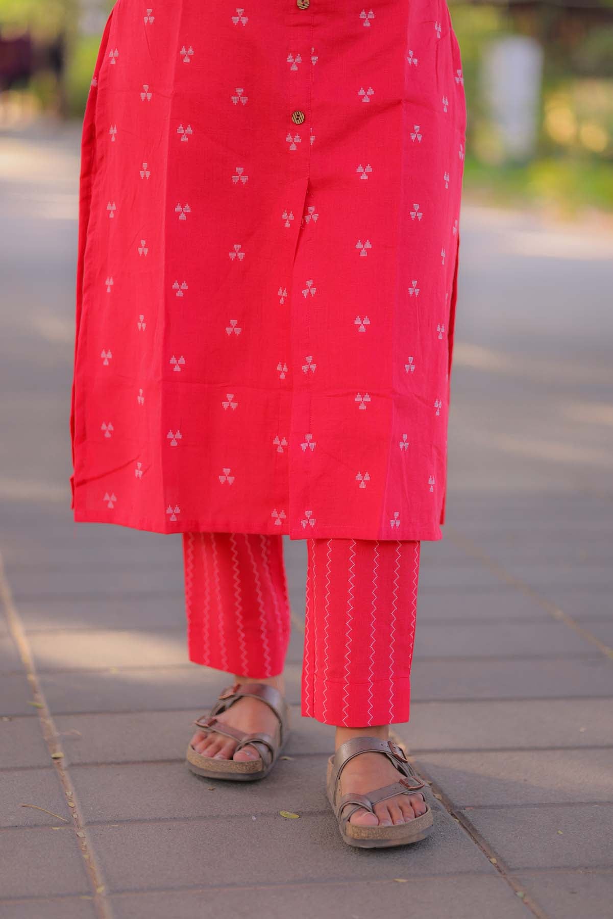 Elegant Pure Cotton Co-ords set with elbow sleeves