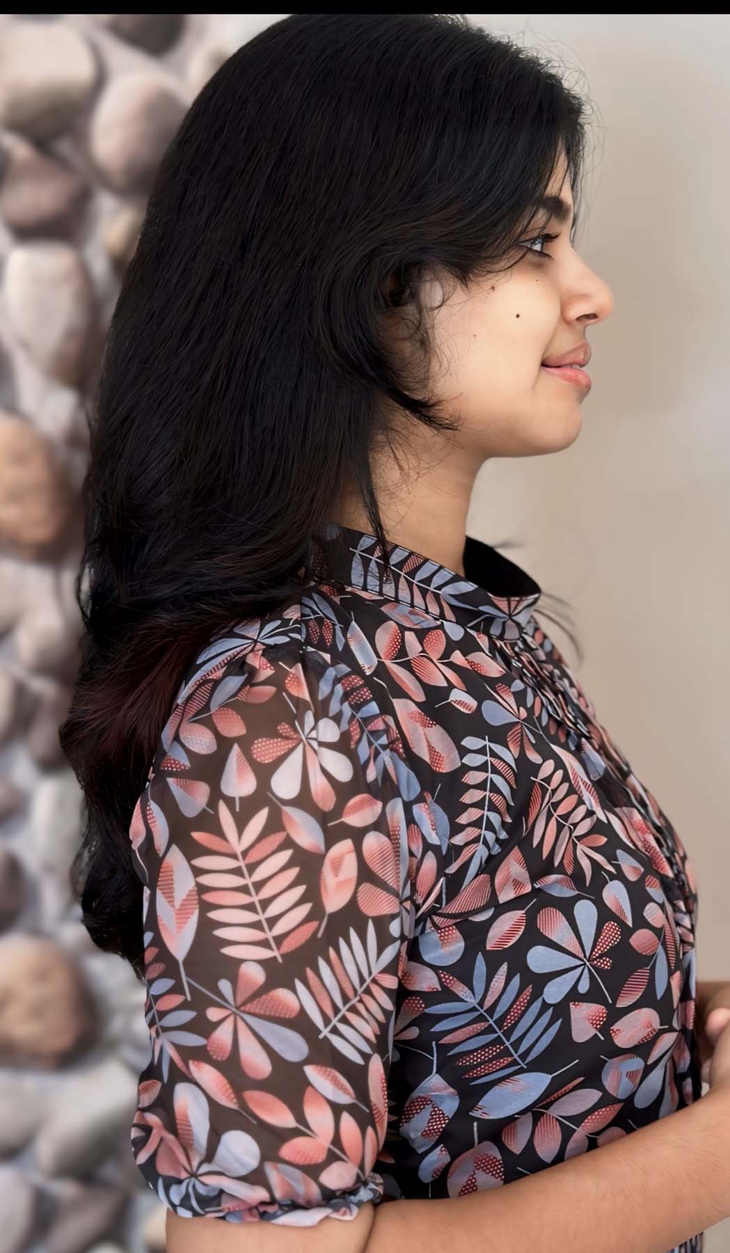 Elegant Soft Organza with elbow puff sleeves