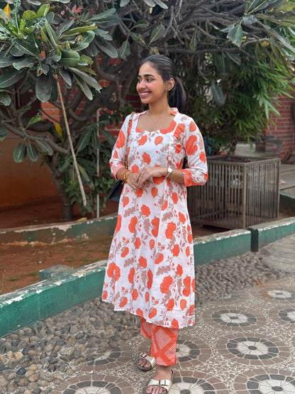 NY 484 Elegant Muslin Kurti with 3/4th sleeves