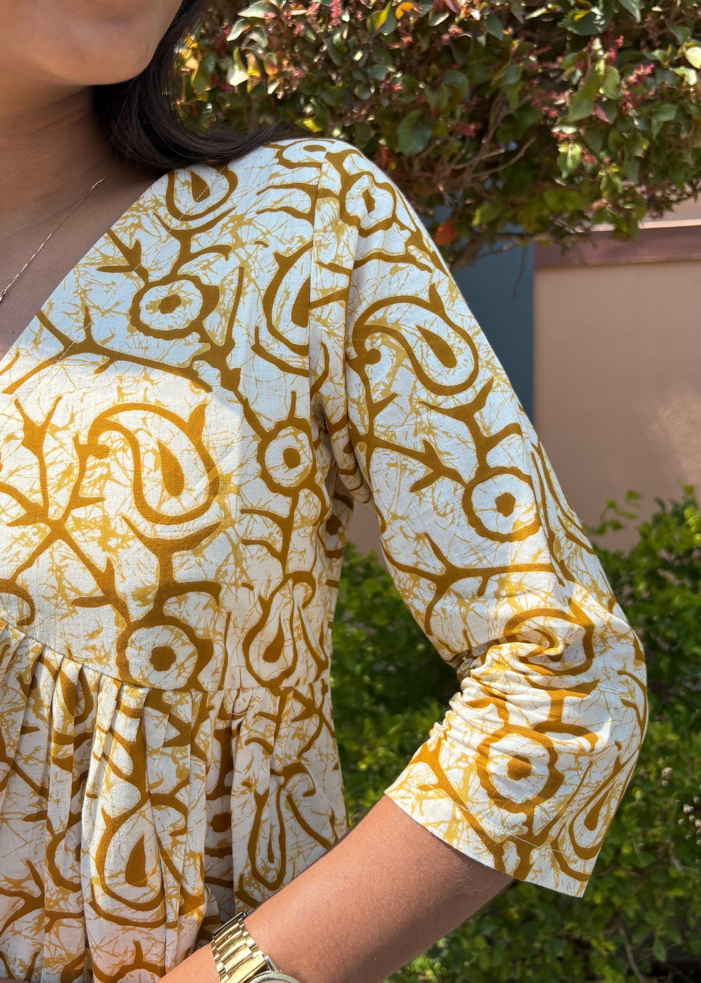 NY 541 Elegant Cotton Alia cut kurti with parallel pant and 3/4th sleeves