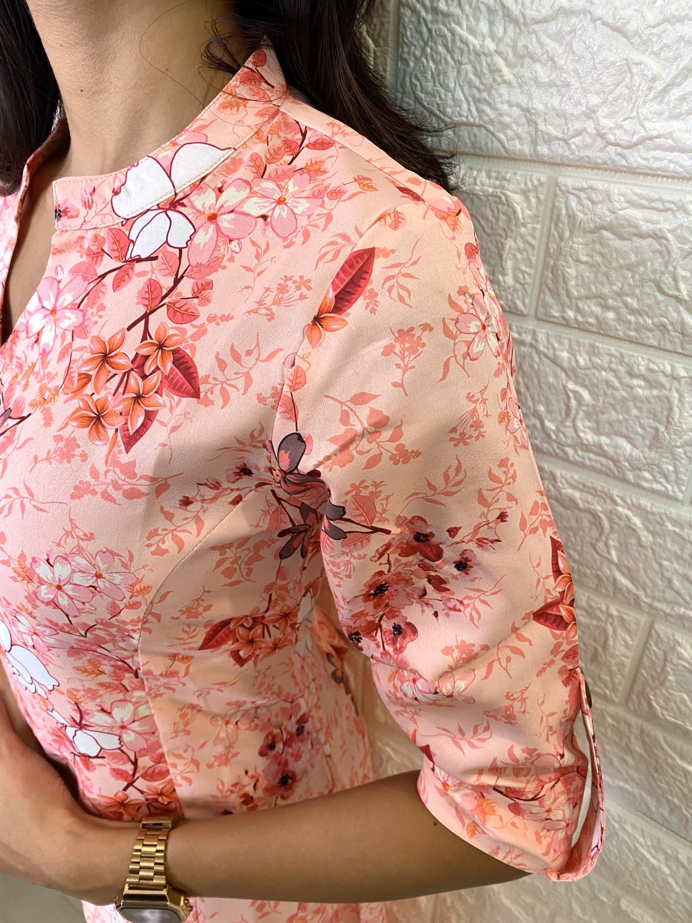 Elegant Jaam Silk digital print with 3/4th sleeves