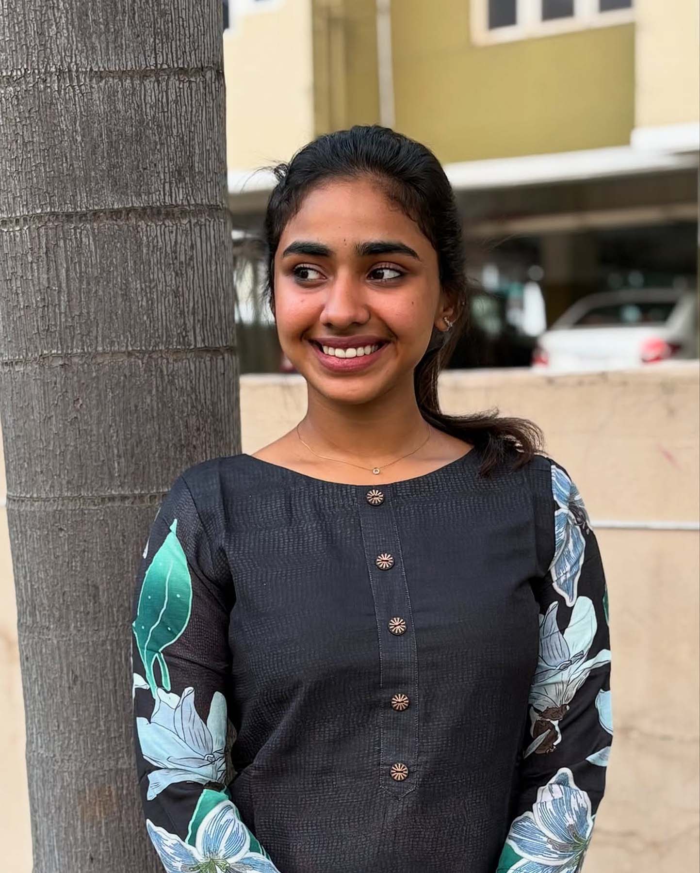 Elegant Muslin kurti with 3/4th sleeves